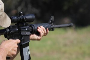 AR-15 Accessories in use