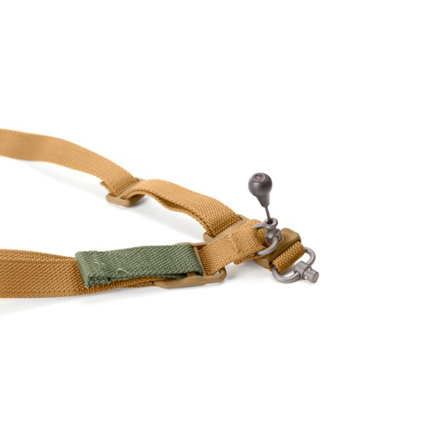 Blue Force Gear Vickers 2-Point Sling – RED Swivel, Coyote Brown-img-1