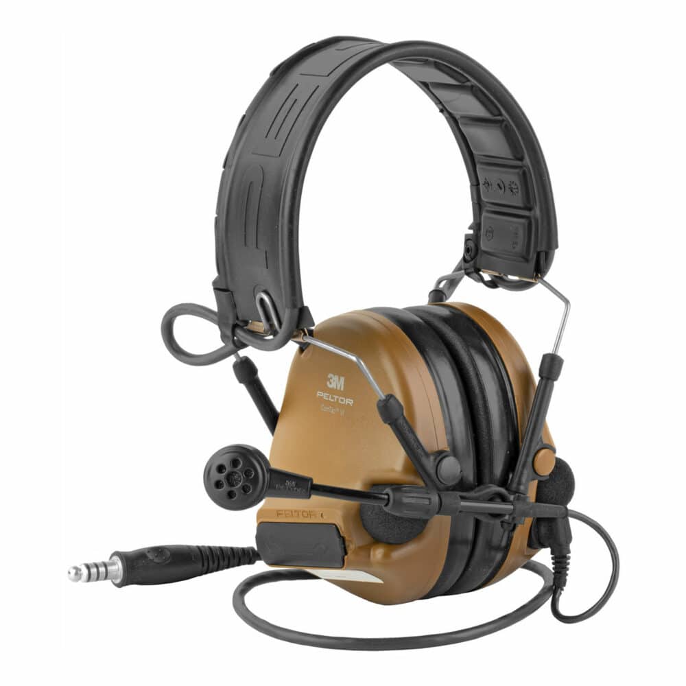 Peltor ComTac VI NIB Headset w/ Standard Dynamic Mic NATO Wiring