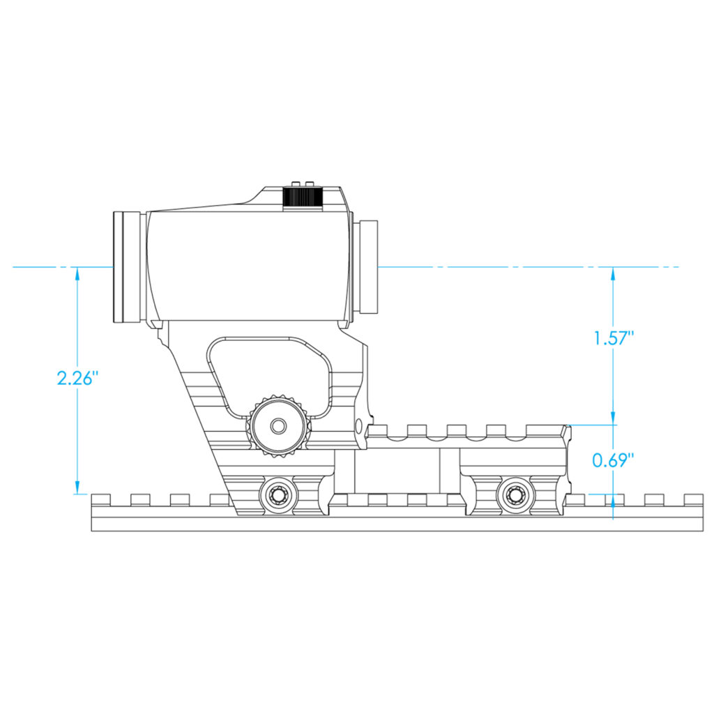 Scalarworks KICK/01 Picatinny Riser - Milspec Retail